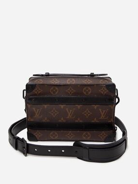 Louis Vuitton Monogram Macassar Handle Soft Trunk With Strap